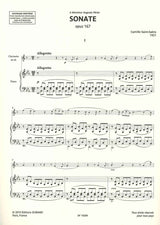 Saint-Saens, Sonata op. 167 (Lemaitre) (Durand)