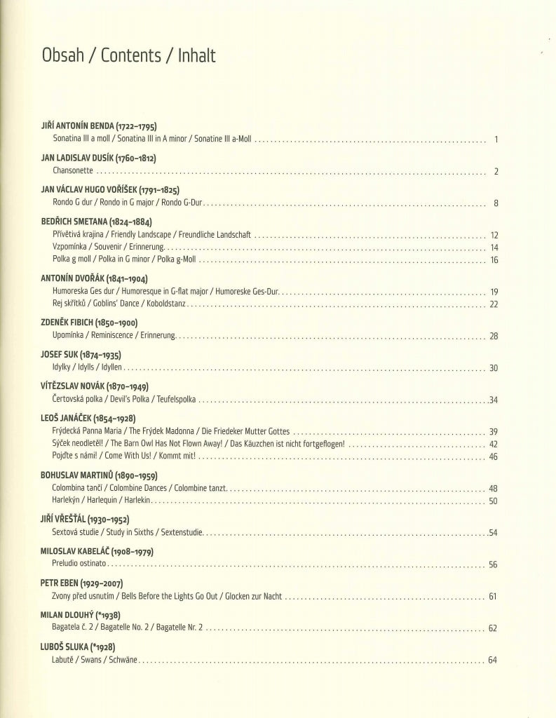 Expedition into Czech Piano Music (Barenreiter)
