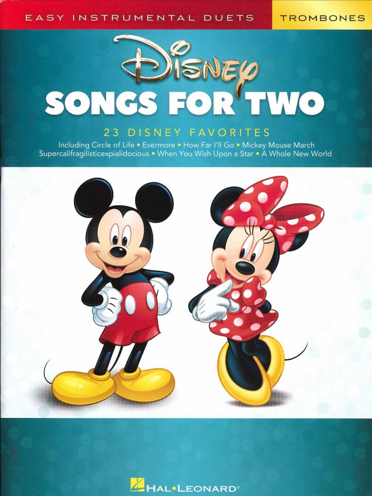 Disney Songs for Two (2Tbn) (Hal Leonard)