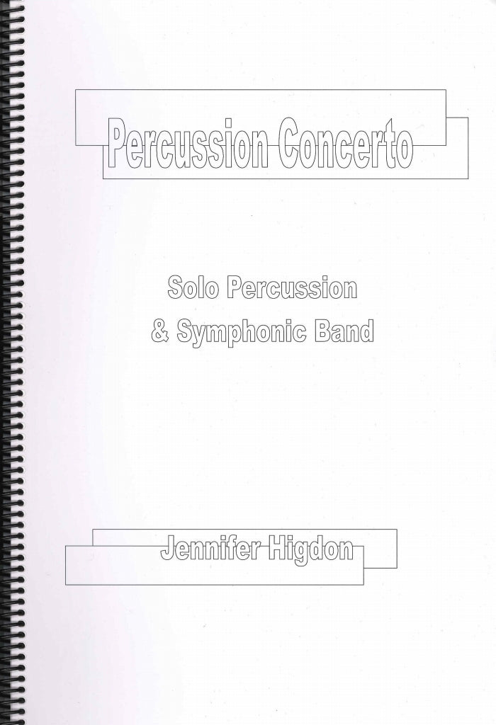 Higdon, Percussion Concerto Full Score (Lawdon Press)