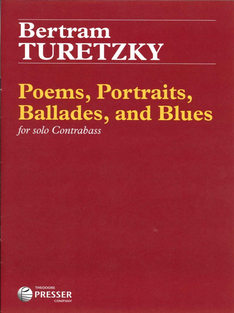 Turetzky, Poems, Portraits, Ballades... (Presser)