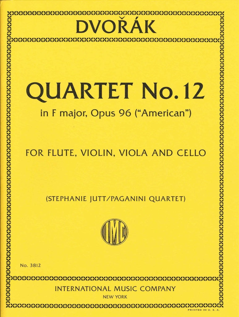 Dvorak, Quartet No. 12 American (Fl,Str) (IMC)