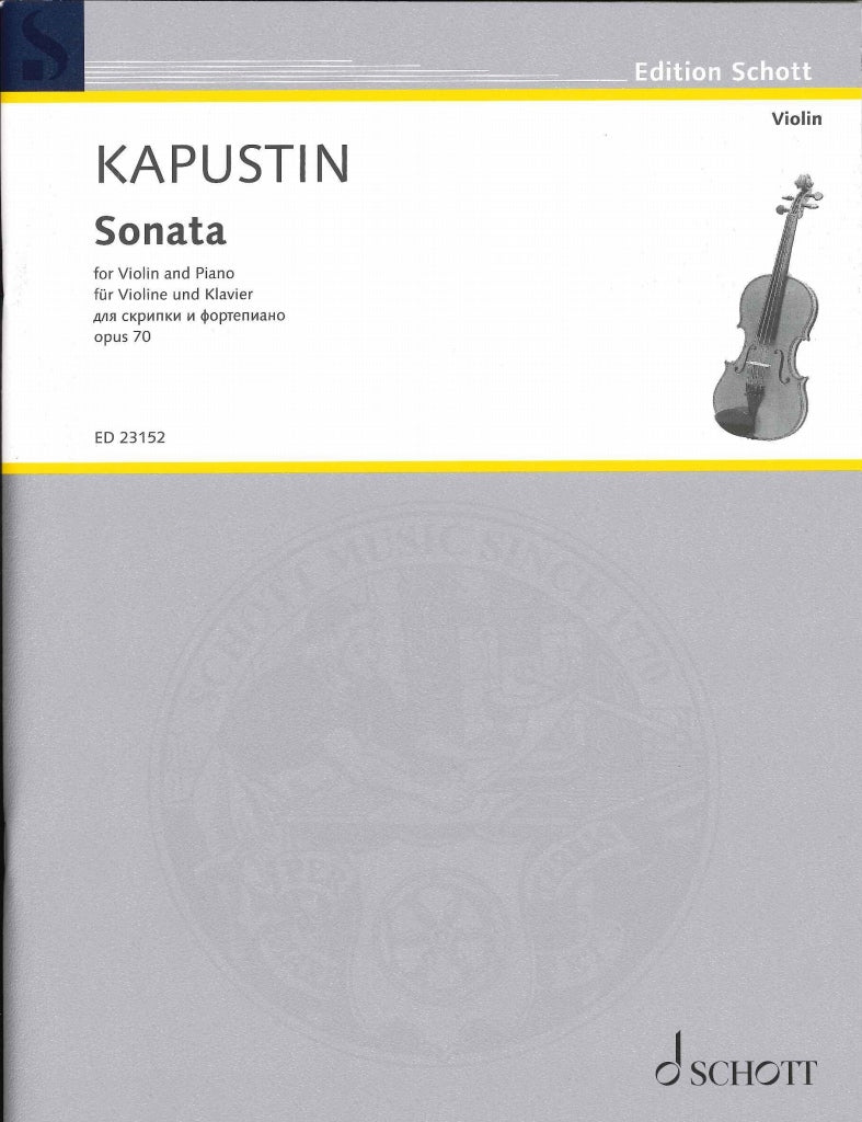Kapustin, Sonata op. 70 (Schott)