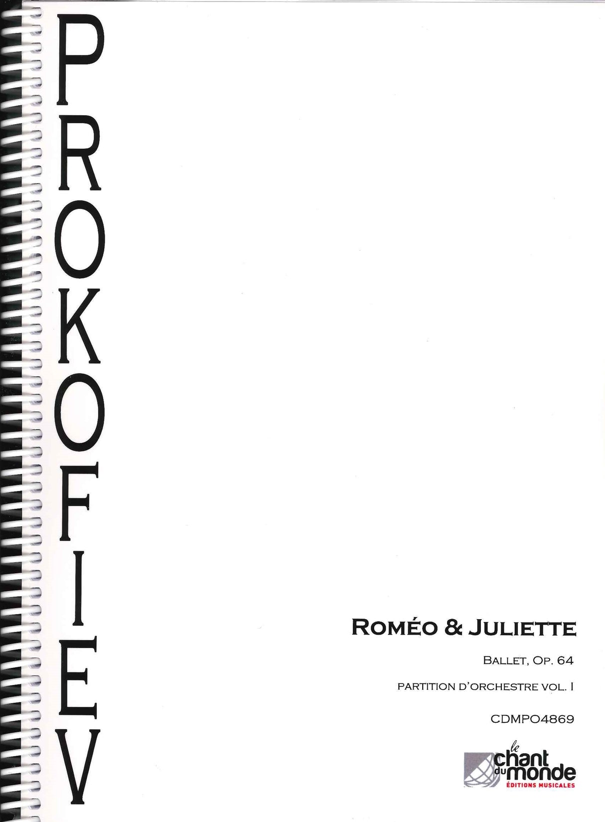 Prokofiev, Romeo et Juliette (3-v. Set) (Chant du Monde)
