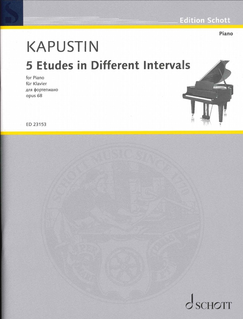 Kapustin, 5 Etudes in Different Interval (Schott)
