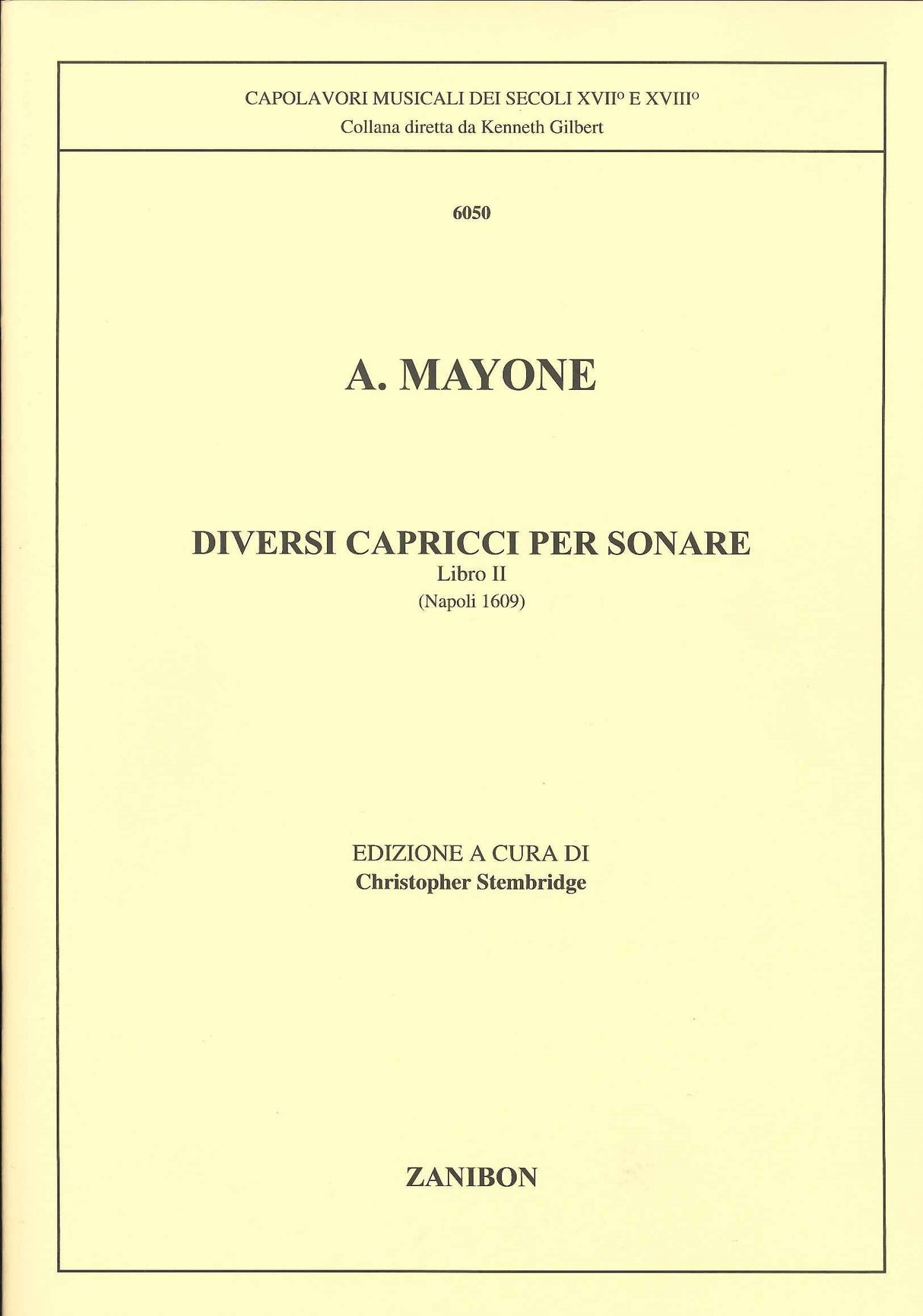Mayone, Diversi capricci per sonare 2 (Zanibon)
