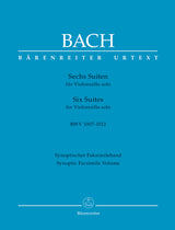 Bach, Suiten BWV 1007-12: Synoptic Facs. (Barenreiter)