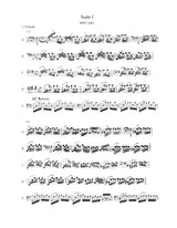 Bach, Suiten BWV 1007-12: Synoptic Facs. (Barenreiter)