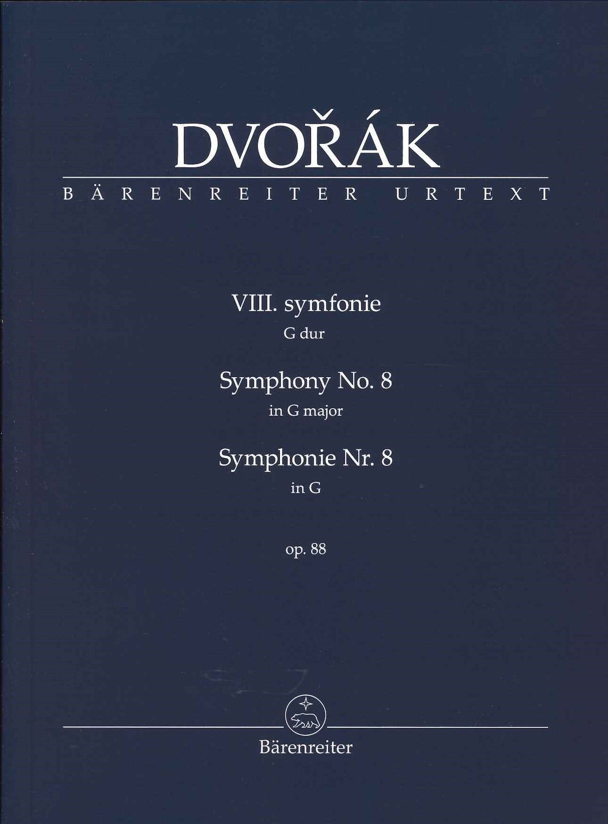 Dvorak, Symphony No. 8 op. 88 (Del Mar) (Barenreiter)