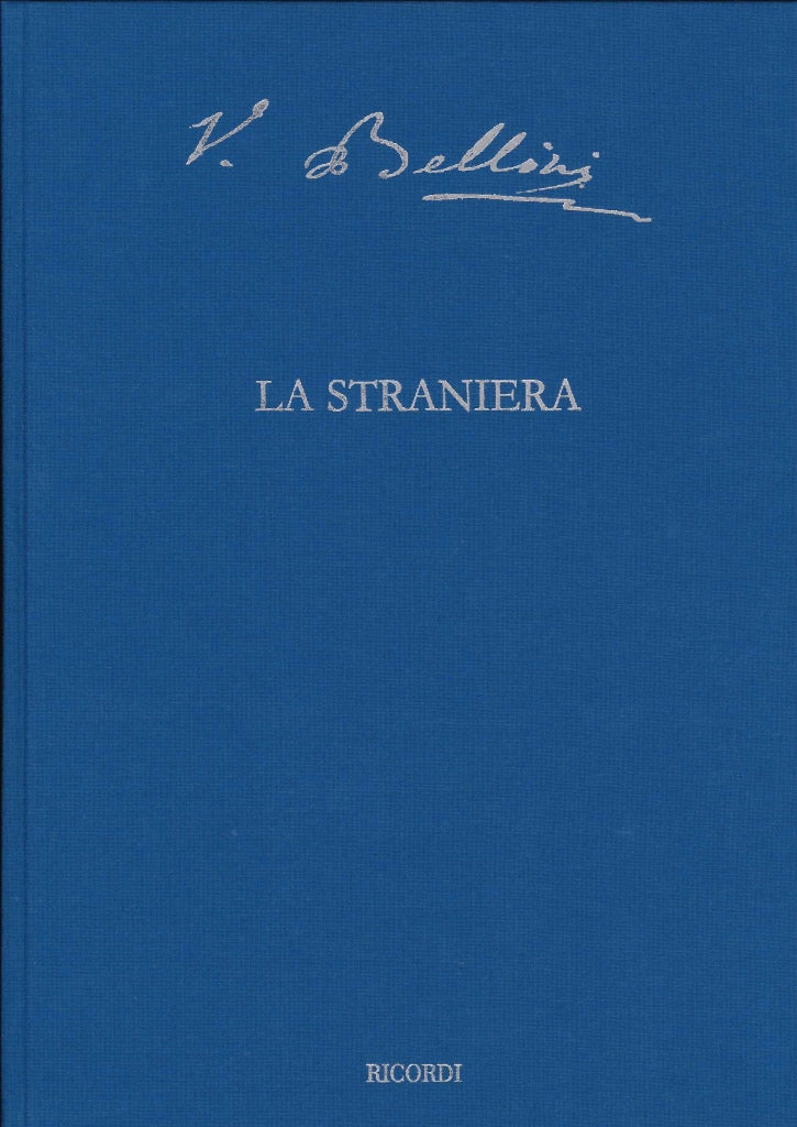 Bellini, Straniera (3-volume Set) (Ricordi)