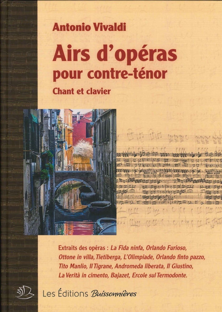 Vivaldi, Airs d'operas pour contre-tenor (Buissonnieres)