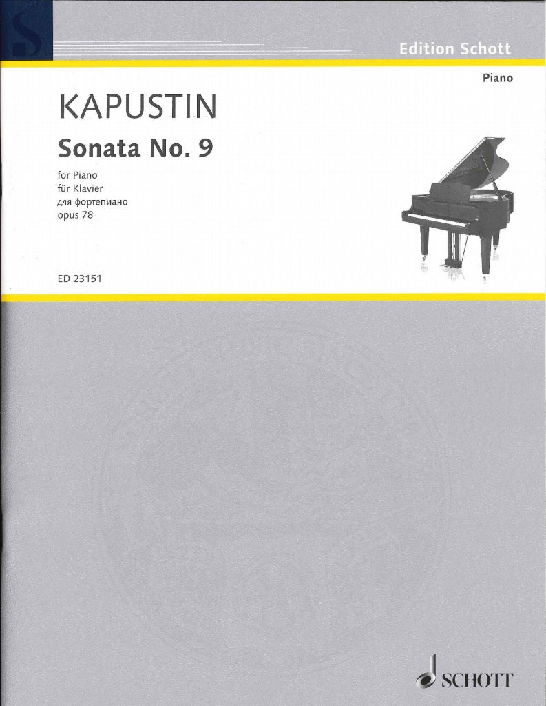 Kapustin, Sonata No. 9, op. 78 (Schott)