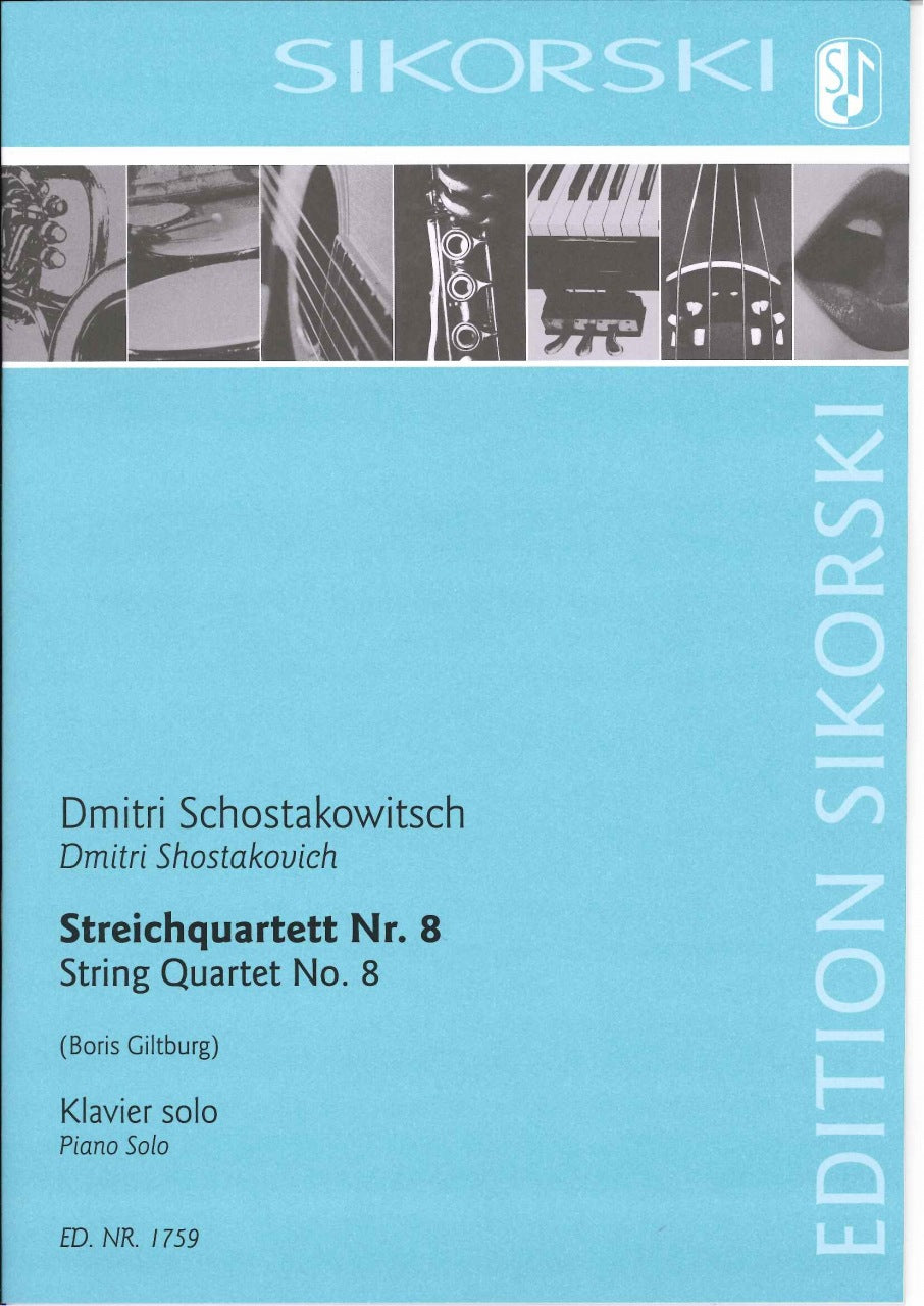 Shostakovich, String Quartet No. 8 (Sikorski)