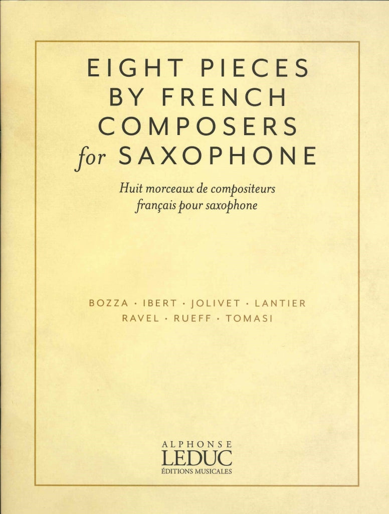 8 Pieces by French Composers for Sax (Leduc/Hal Leonard)