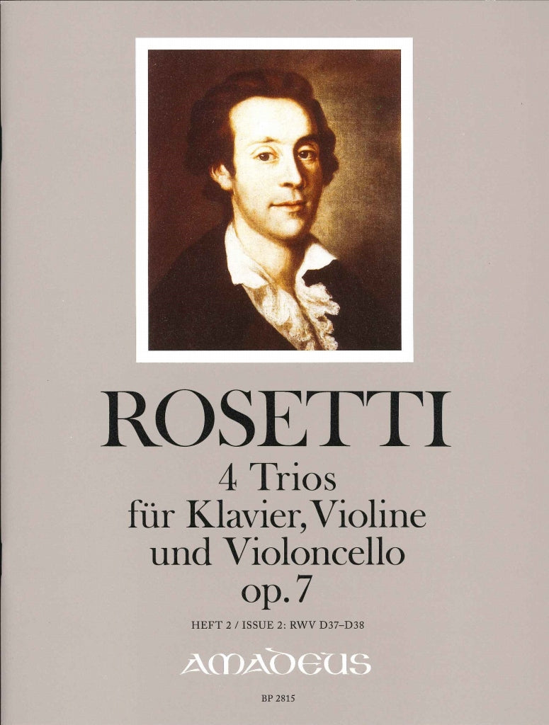 Rosetti, Trios op. 7, 2: No. 3, 4 (Amadeus Verlag)