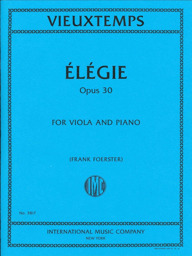 Vieuxtemps, Elegie op. 30 (IMC)
