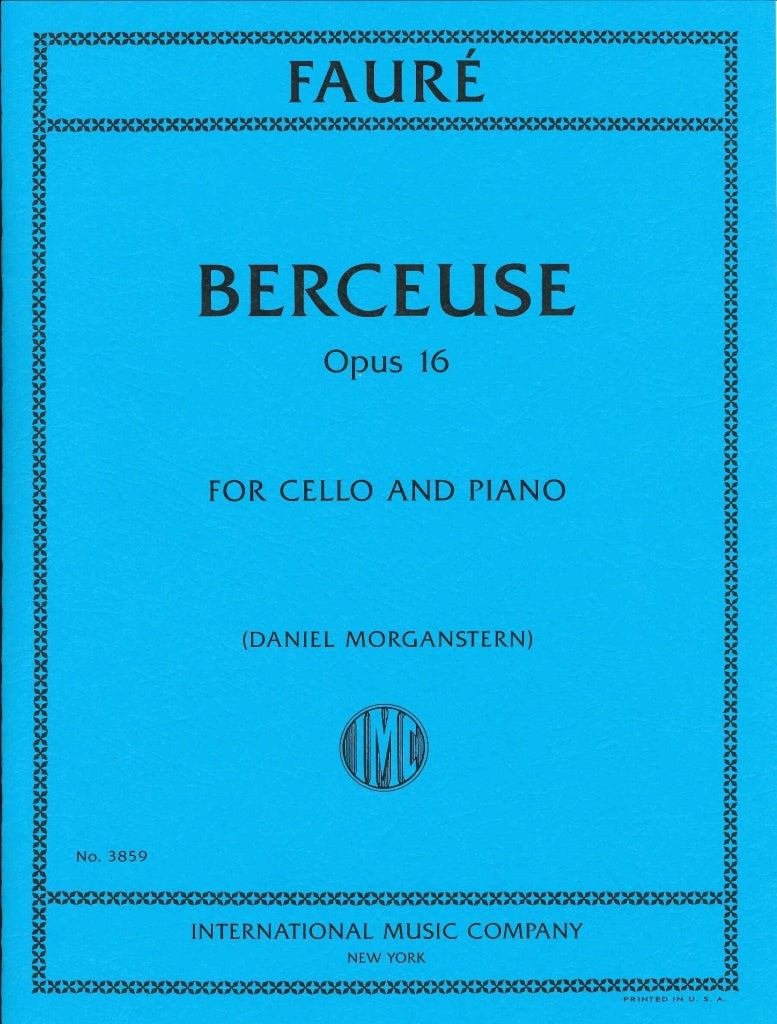 Faure, Berceuse op. 16 in D (IMC)