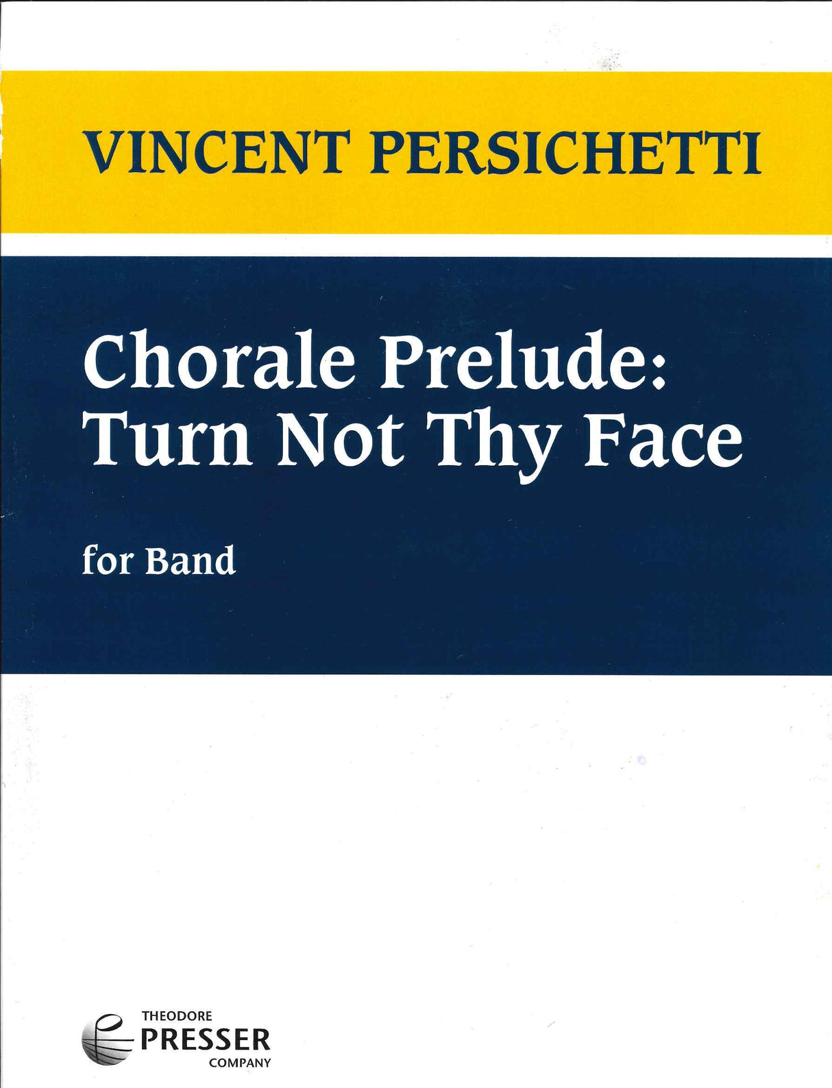Persichetti, Turn Not Thy Face (Set) (Elkan-Vogel)