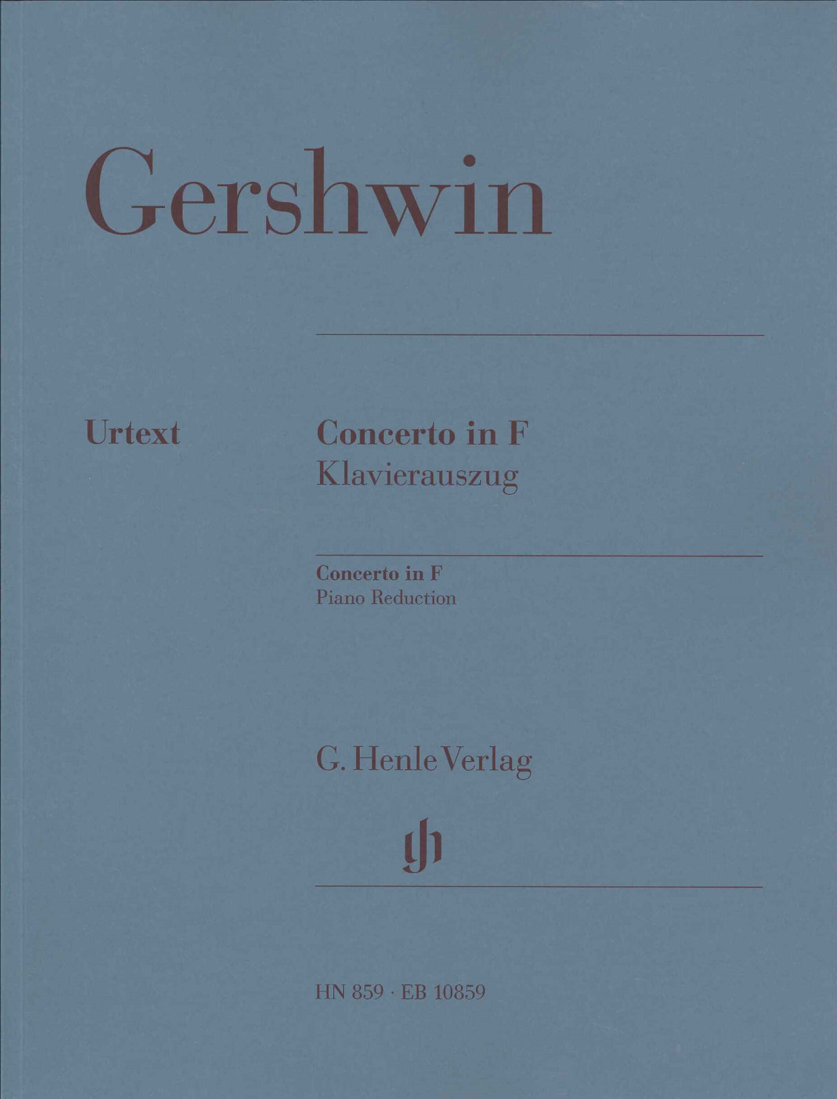 Gershwin, Concerto in F (Henle)