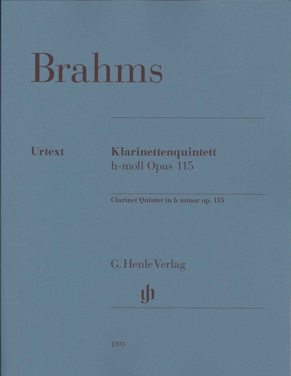 Brahms, Quintet op. 115 in b min. (rev) (Henle)