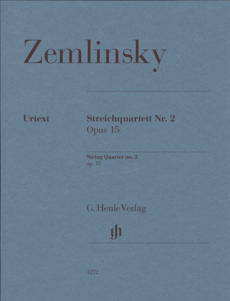 Zemlinsky, String Quartet No. 2 op. 15 (Henle)