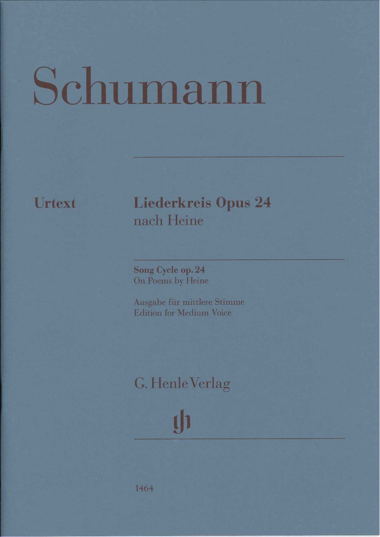 Schumann, Liederkreis op. 24 [G] (M) (Henle)