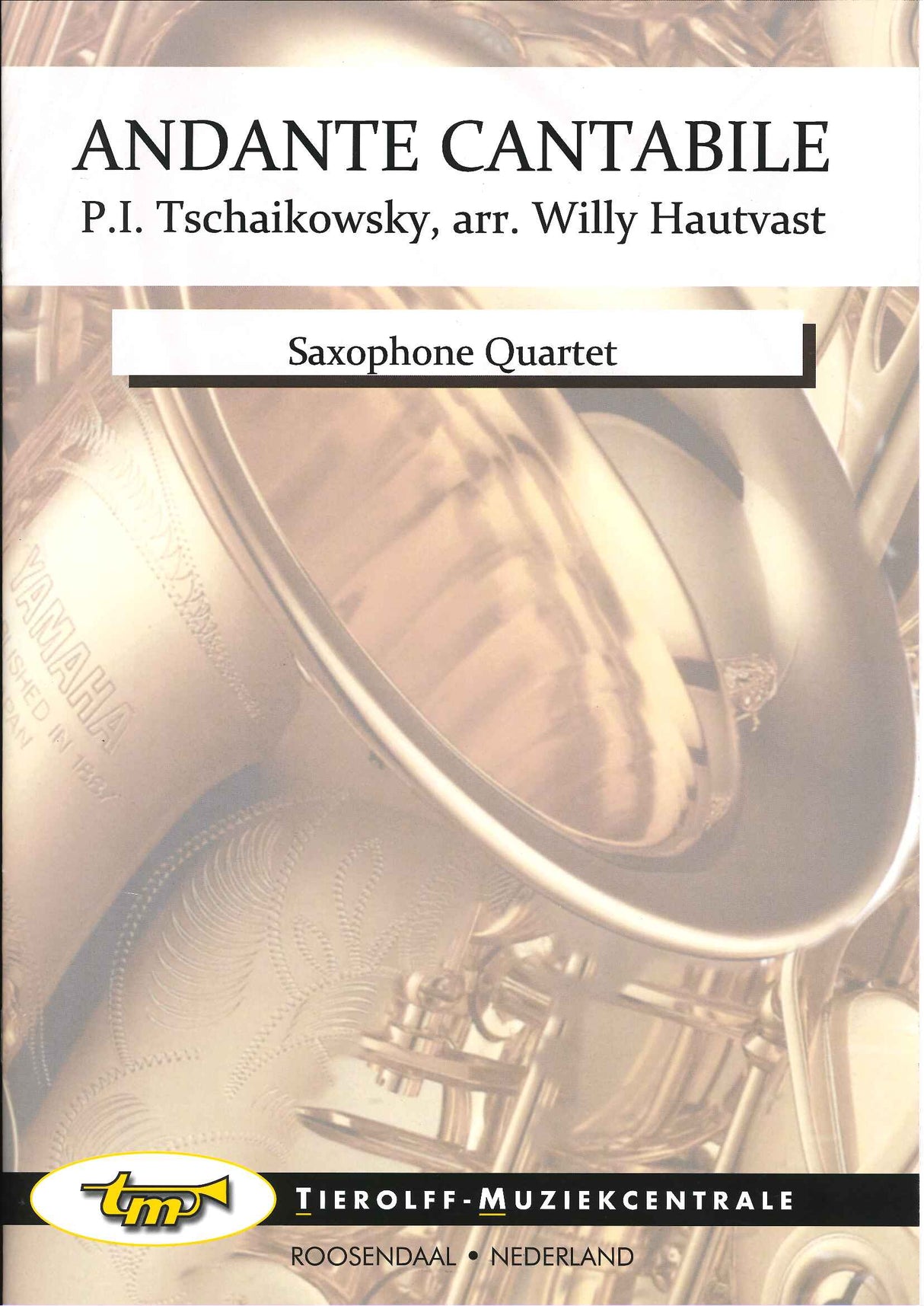 Tchaikovsky, Andante cantabile (SATBr) (Tierolff)