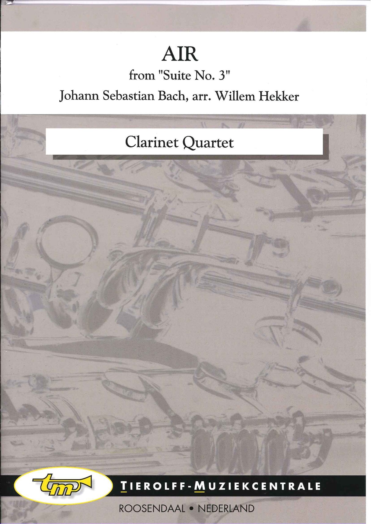 Bach, Air from Suite No. 3 (Quartet) (Tierolff)