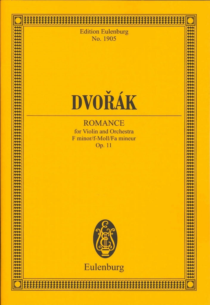Dvorak, Romance op. 11 in f (Vn,Orch) (Eulenburg)