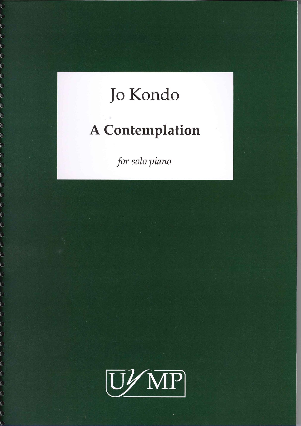 Kondo, Contemplation, for Solo Piano (York Music Press, University of)