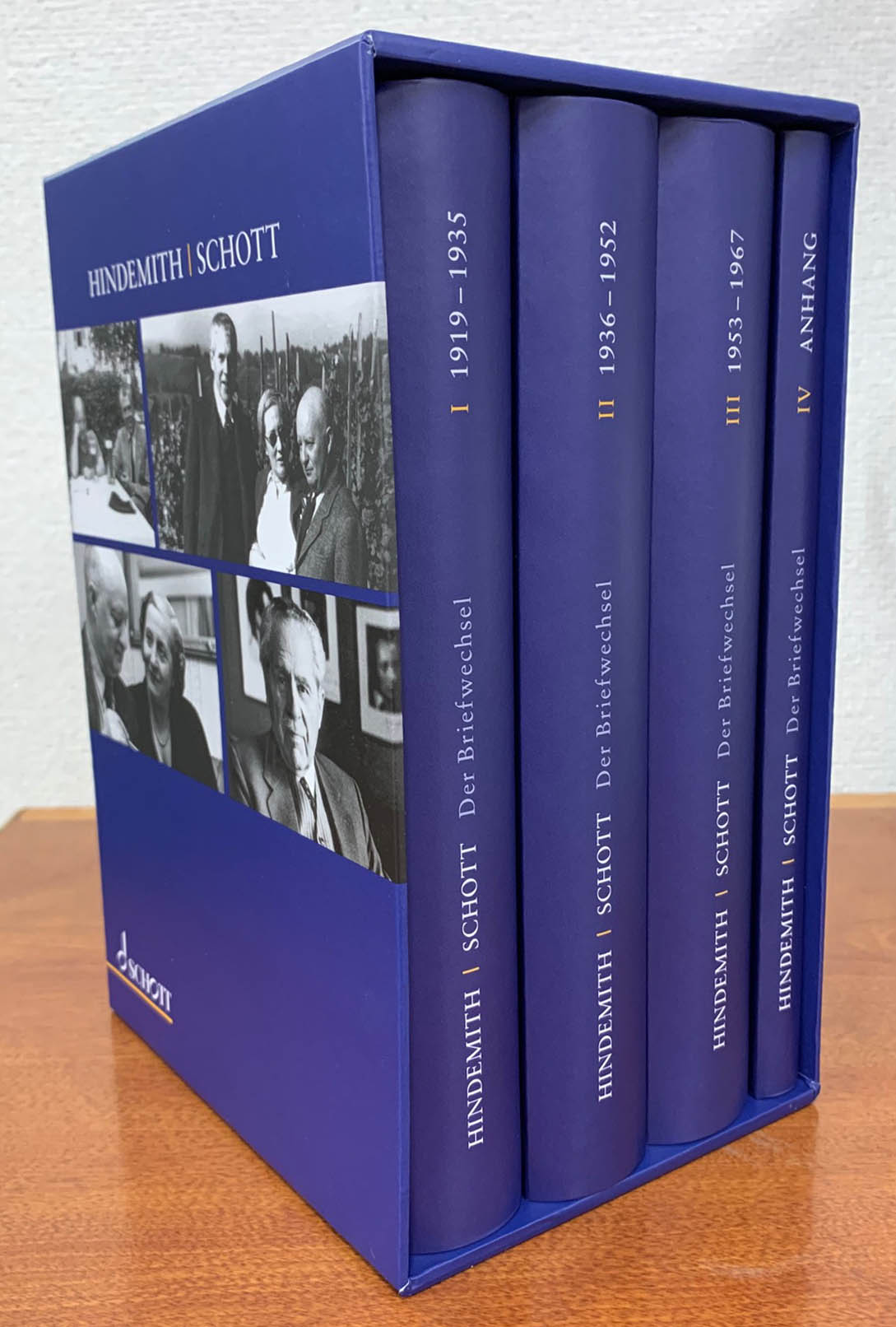 Hindemith - Schott: Briefwechsel(4v set) (Schott)