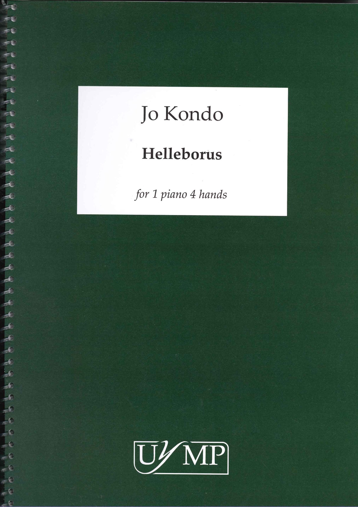 Kondo, Helleborus, for 1 Piano 4 Hands (York Music Press, University of)