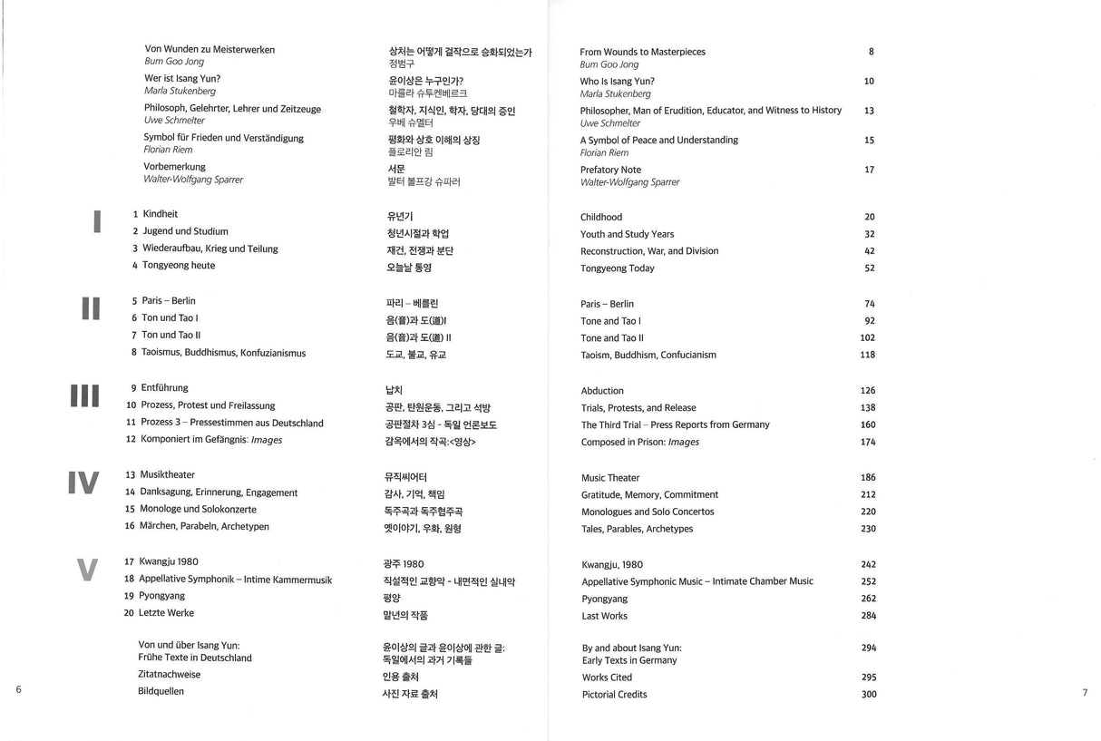 Sparrer, Isang Yun: Leben & Werk im Bild (Wolke Verlag)