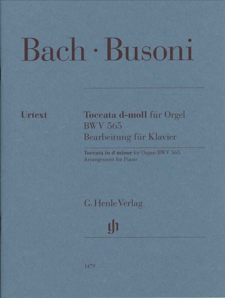 Bach/Busoni, Toccata & Fugue in d (Henle)