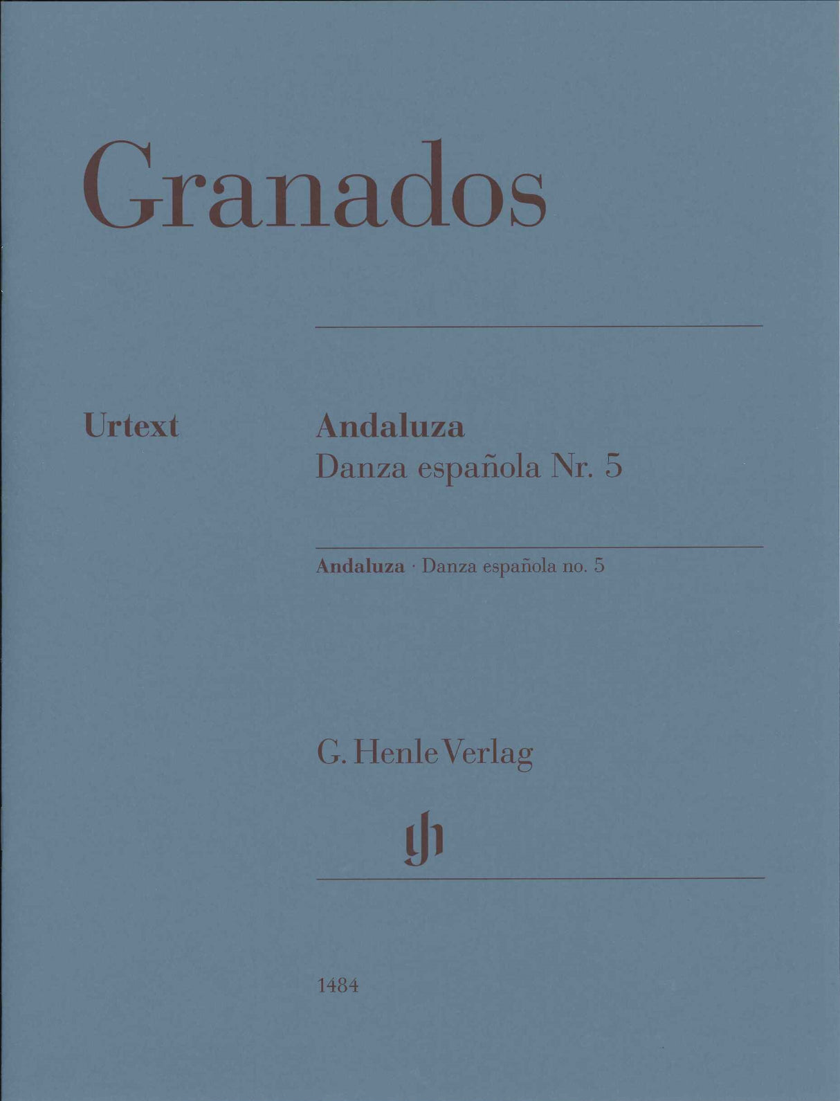 Granados, Danzas espanolas, 5: Andaluza (Henle)