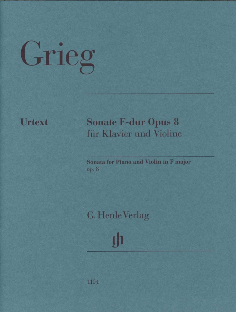 Grieg, Sonata No. 1 in F, op. 8 (Henle)