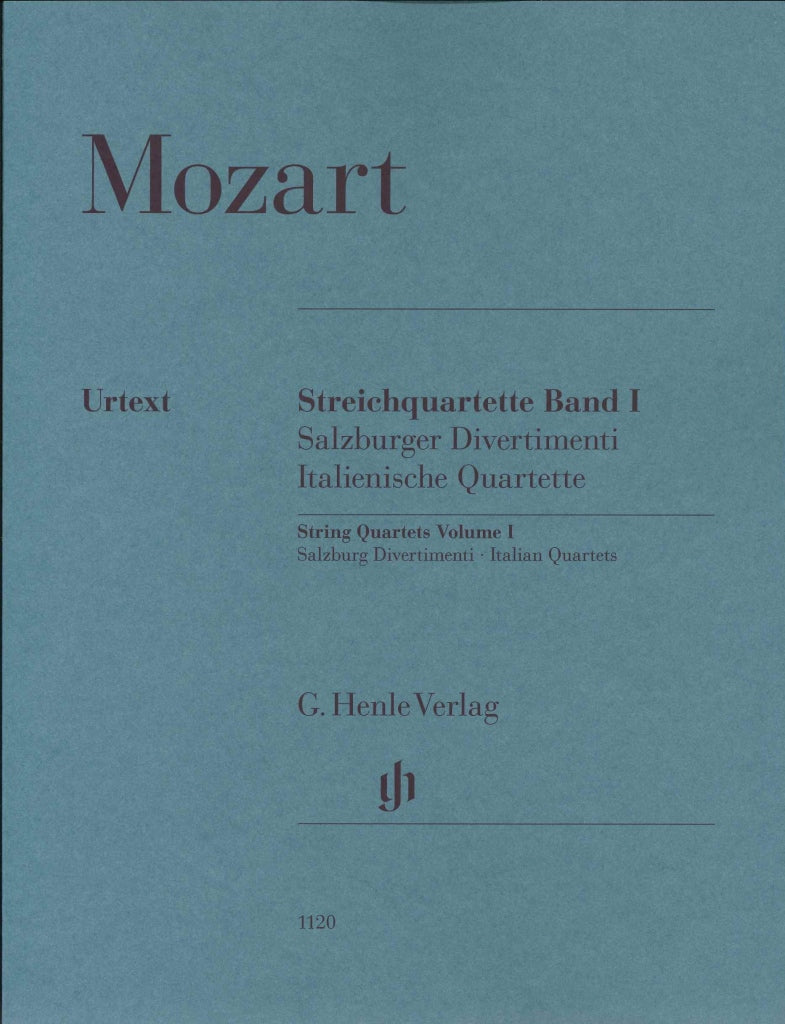 Mozart, String Quartets 1: KV 80-160 (Henle)
