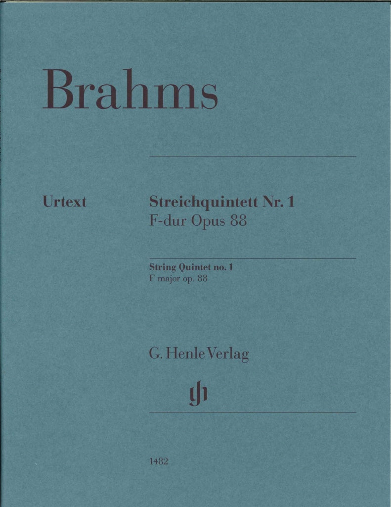 Brahms, String Quintet No. 1 in F op. 88 (Henle)