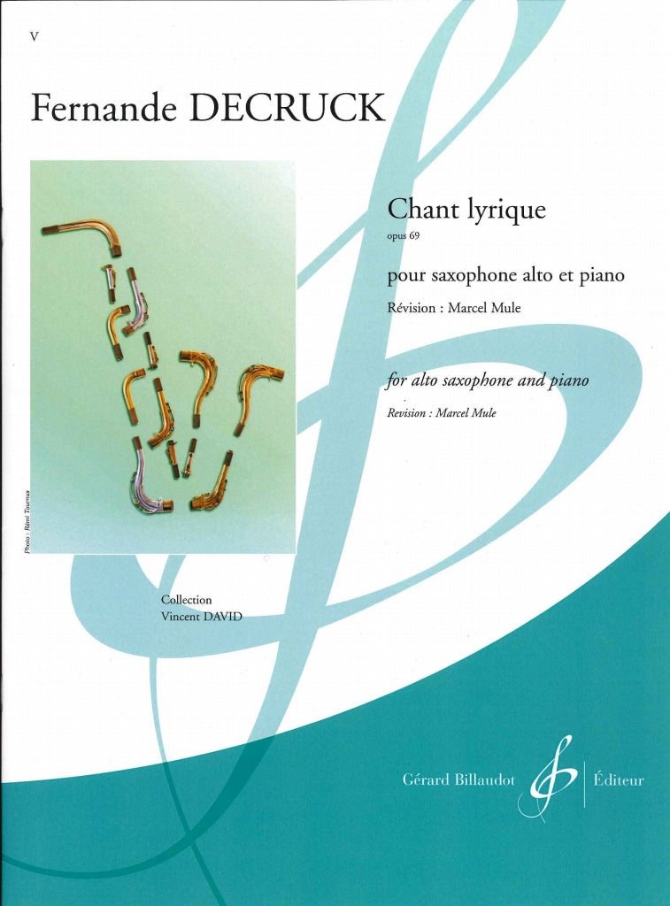 Decruck, Chant lyrique [No. 1] op. 69 (Billaudot)
