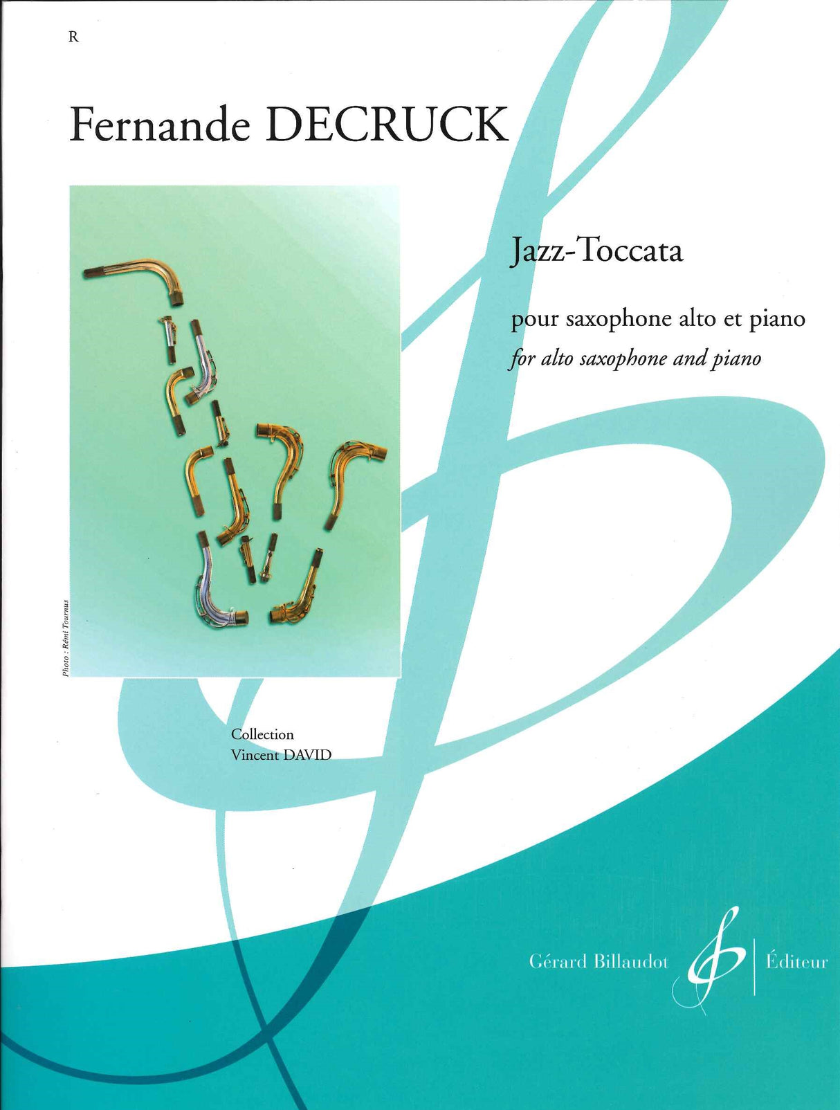 Decruck, Jazz-Toccata (ASax,Pf) (Billaudot)