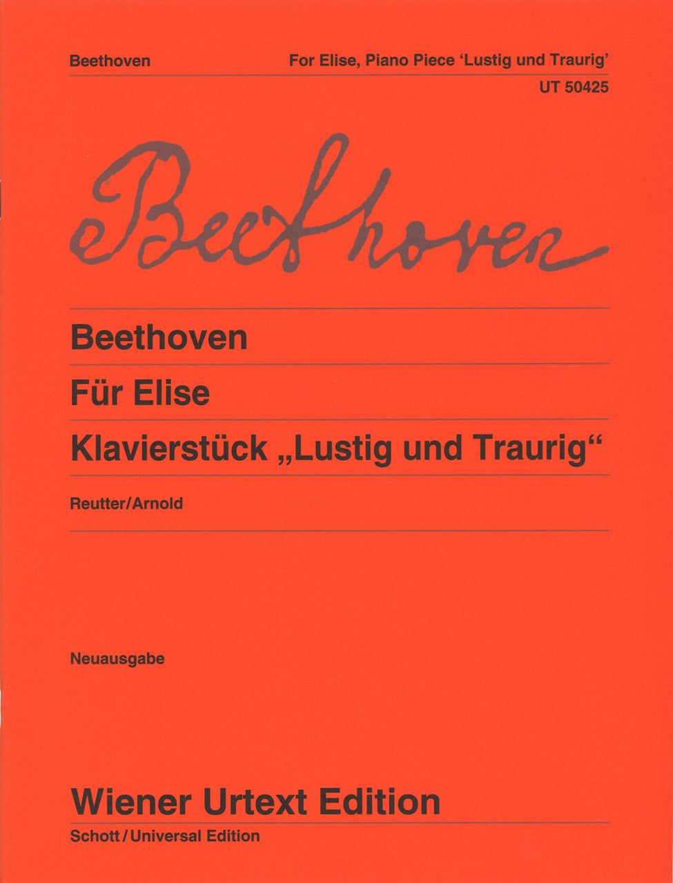 Beethoven, Fur Elise WoO 59, etc. (Wiener Urtext Edition)