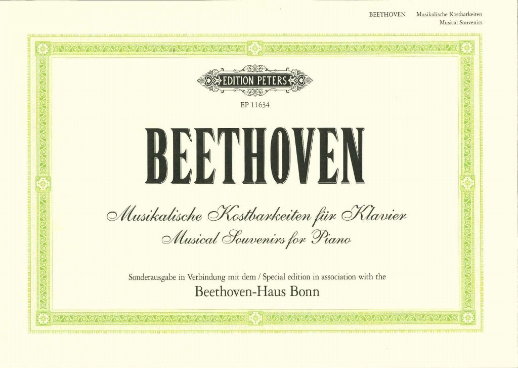 Beethoven, Musical Souvenirs for Piano (Peters)