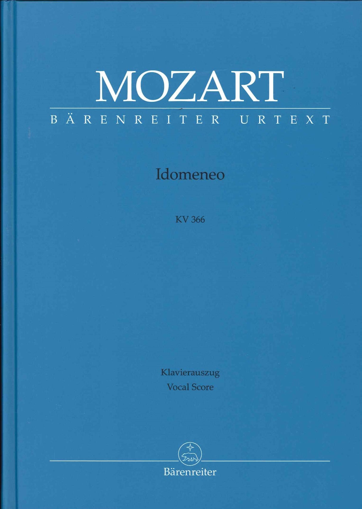 Mozart, KV 366 Idomeneo [I/G] (rev.)hard (Barenreiter)