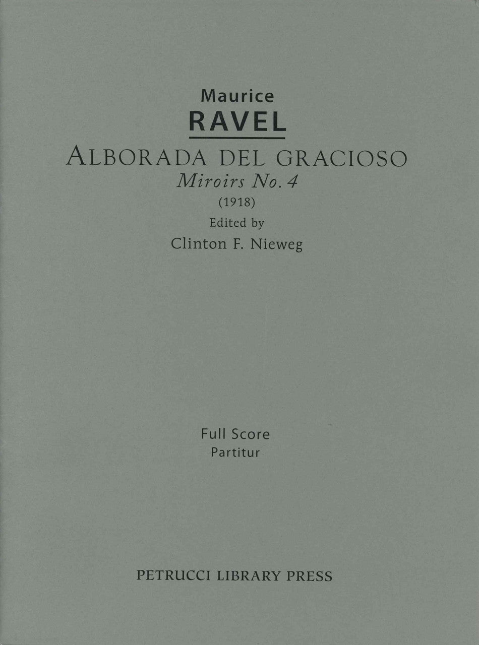 Ravel, Alborada del gracioso (Score) (Luck's Music)