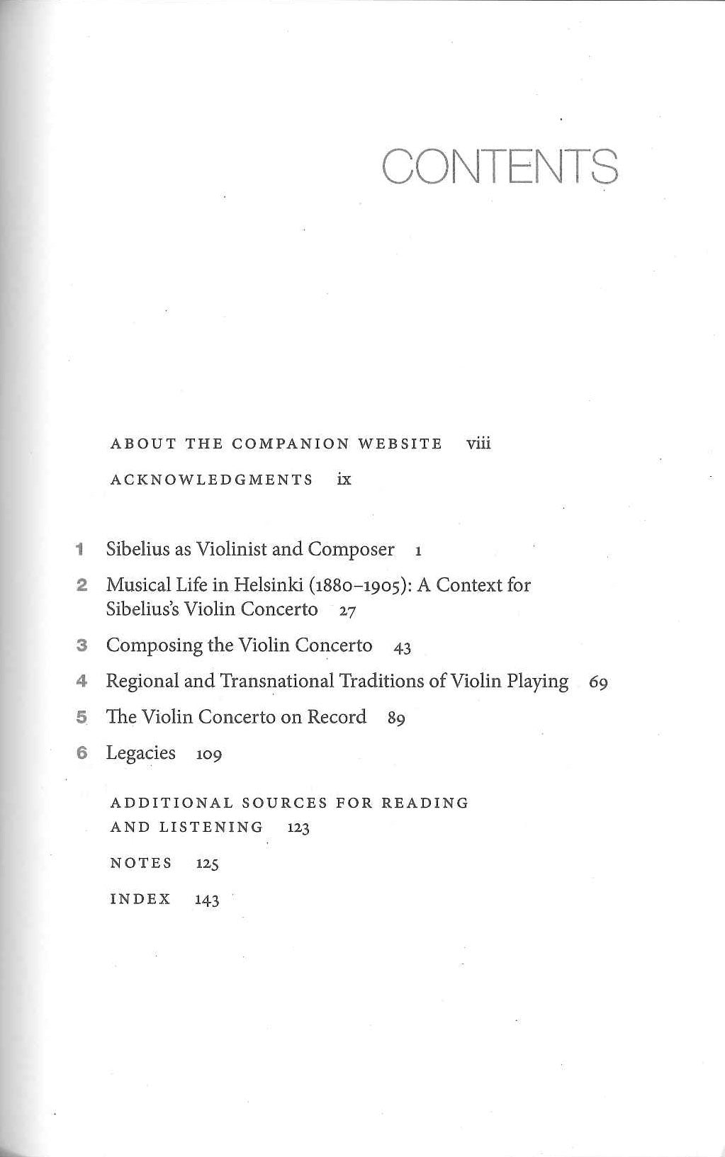 Ramnarine, Jean Sibelius's Vn Concerto(h (Oxford University Press)