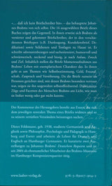 Feldtmann, Johannes Brahms im Licchte (Laaber-Verlag)