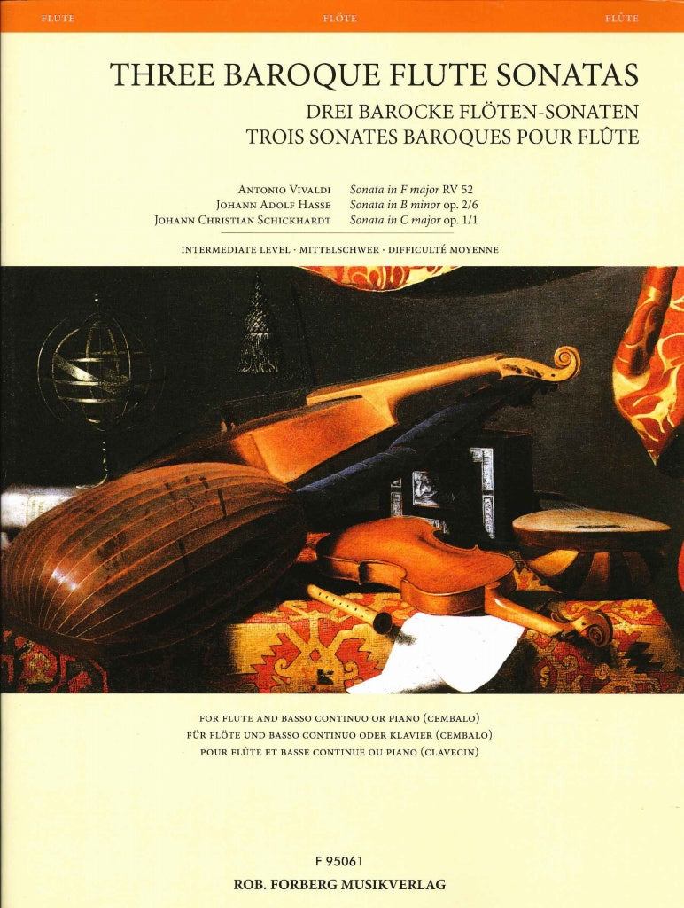 3 Baroque Flute Sonatas (Forberg)
