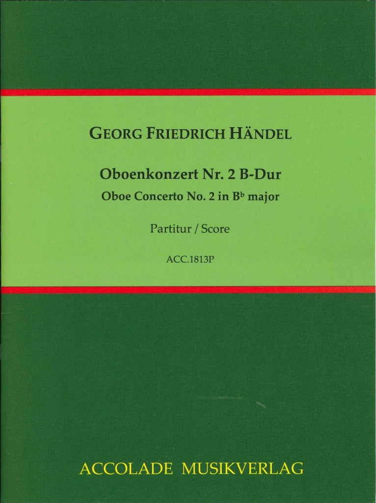 Handel, Concerto for Oboe No. 2 (Accolade)