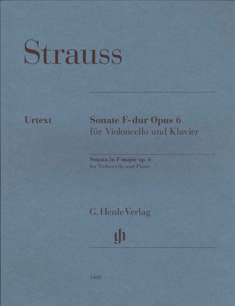 Strauss,R., Sonata op. 6 in F (Henle)