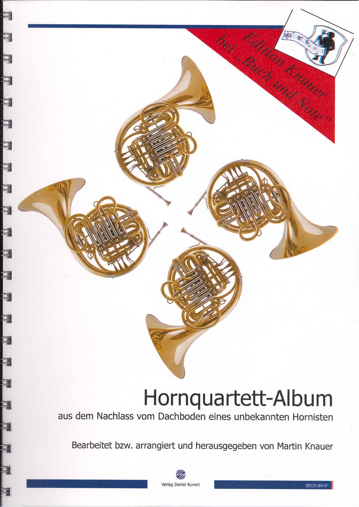 Hornquartett-Album: Score (Daniel Kunert)